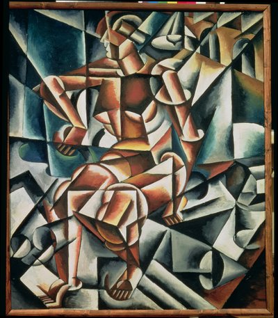 Man + Air + Space, 1915 by Lyubov Sergeevna Popova